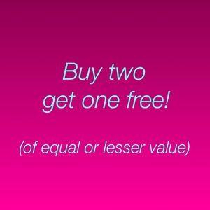 Buy two and get one free!